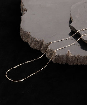 【grace grace/グラスグラス】10Kペタルチェーンショートネックレス(40cm )