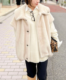 エコファー衿付ベスト