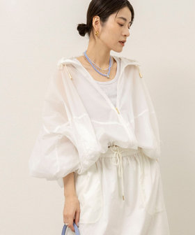 《セットアップ対応》【MAQWEL/マクウェル】ウォッシャブルシアーブルゾン