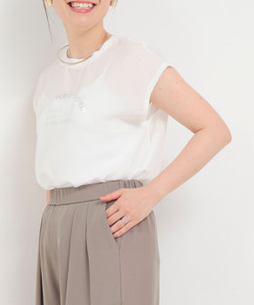 OUTLET限定 TIME SALE！］2WAYジョーゼットブラウス（5-0807-2-01-006