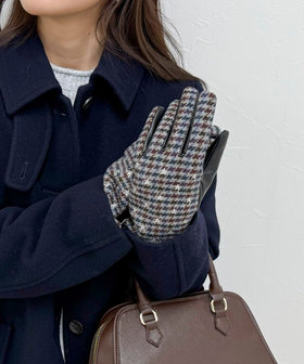 【CASSELINI/キャセリーニ】柄×モチーフ刺しゅうグローブ