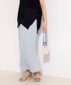 ウォッシャブルハイスペックサテンロングスカート