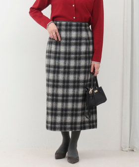 起毛ソフトチェックスカート