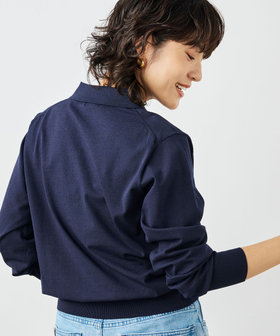 《手洗い可能》コットンテックスポロニット