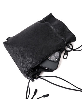 ノーリーズ（NOLLEY’S）/【waku/ワク】レザー巾着ミニショルダー WK−0030 waku/ワク】レザー巾着ミニショルダー WK-0030（5-0777-9-62-302