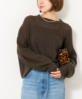 《手洗い可能》スパンコールプルオーバー