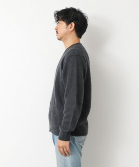 BATONER/バトナー】PURE MOHAIR V CARDIGAN ピュアモヘヤ Vネック