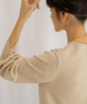 NOLLEY'S ノーリーズ ウォッシャブルバーズアイコクーンワンピース NOLLEY´S ノーリーズ ウォッシャブルバーズアイコクーンワンピース