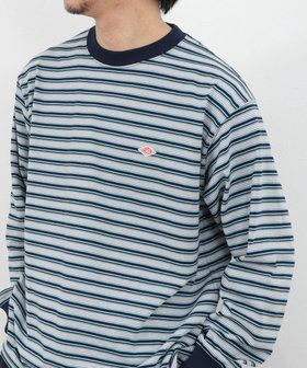 【DANTON/ダントン】DT-C0200TCB STRIPE LONG SLEEVE T-SHIRT 26SS
