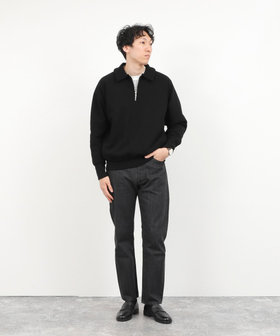 BATONER/バトナー】HIGH BULKY JUMBERCA URAKE HALF ZIP ジャンベルカ