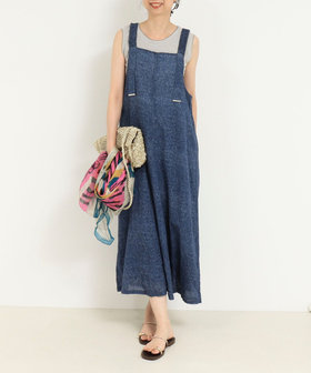 VINTAGE DENIMプリント キャミワンピース（5-0819-3-07-009