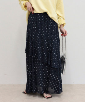 グリッタードットスカート