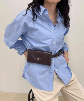 レザーポーチ付きベルト