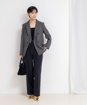 極美品 Nolley’s ウォッシャブルシャークダブルジャケット ブラウン 38 ウォッシャブルシャークダブルジャケット | NOLLEY'S(ノーリーズ
