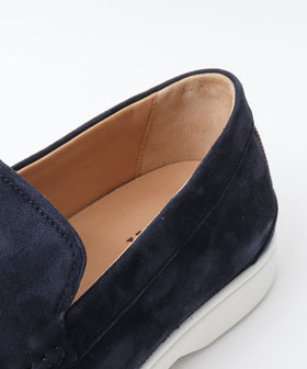 Herno ヘルノ　モノグラム スエードローファー Herno モノグラム スエードローファー | ブルー | FARFETCH JP