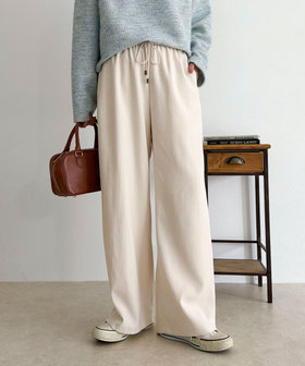 シルキーウォームセミワイドイージーパンツ