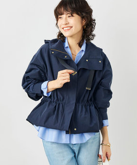 【WEB限定カラー】ウォッシャブル2WAY撥水フーテッドブルゾン