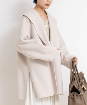NOLLEY’S Sophi リバー ショール カラー ショートコート 22AW NOLLEY'S Sophi リバー ショール カラー ショートコート 22AW