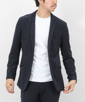 《ビジカジ/セットアップ対応》ストレッチコードピケ ジャケット 26SS