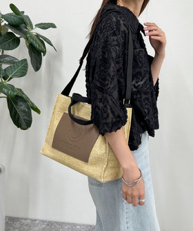 SMILEY PPシート刺しゅうトート