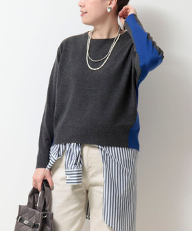 SP No.335 VINTAGE ニットジャケット 切り替え ケーブルニット SP No.335 VINTAGE ニットジャケット 切り替え ケーブルニット