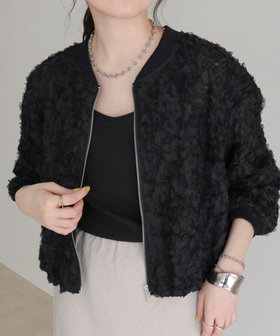 シアーレースZIPブルゾン