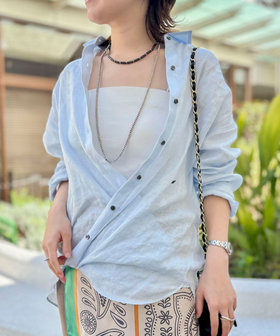 MY STANDARD マルチWAYリネンシャツ