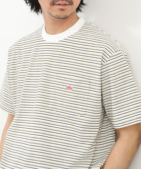 【DANTON/ダントン】POCKET T-SHIRT STRIPE 26SS（DT-C0198 TCB STRIPE）