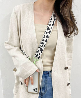 【Joli Joli】アニマルジャガードスマホストラップL