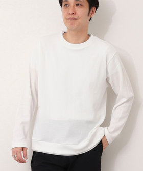 TCワッフルフェイクレイヤードロンT
