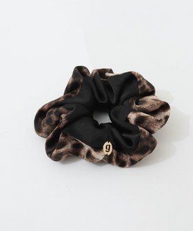 【grâce grace/グラスグラス】レオパードコンビシュシュ