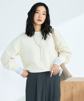 ハートキルトスウェットプルオーバー