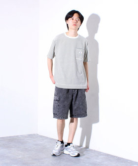 カーゴショーツ グレー デニム WEB限定 TIME SALE！］【GLOSTER/グロスター】イージーデニム