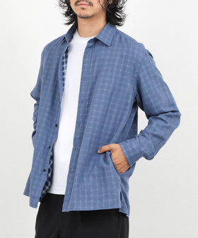 ダブルガーゼ レギュラーカラーオーバーシャツ 26AW