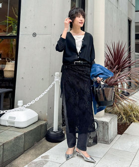 飯豊まりえさん着用＞【RM denim】ハイウエストスリムテーパード