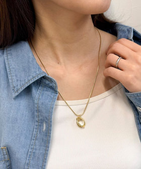 クリアドロップトップアジャストネックレス