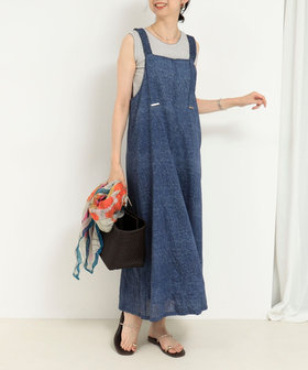VINTAGE DENIMプリント キャミワンピース（5-0819-3-07-009）｜MICO