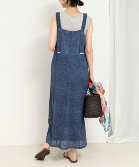 VINTAGE DENIMプリント キャミワンピース（5-0819-3-07-009
