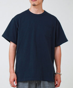 GEVACO/ゲバコ】ベーシックオープンエンド天竺ポケット刺繍Tシャツ（6