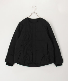 エアリーノーカラーピュアダウンジャケット