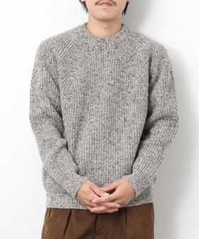 BATONER/バトナー】TWEED SIGNATURE CREW NECK ツイード クルー
