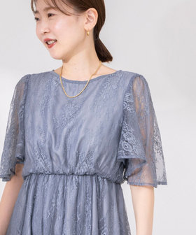 NOLLEY'S｜総レースフレアスリーブワンピース | Rakuten Fashion