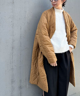 カルマネックキルトロングコート