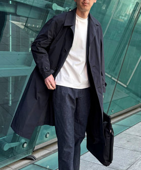 《ビジカジ対応》【ダントツ撥水】ステンカラーコート 26SS