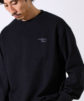 【GOODNESS WEAR】ソフトタッチ裏起毛クルーネックスウェット