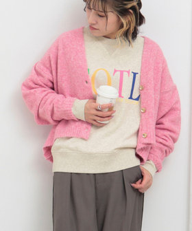 FOXタッチVネックカーディガン