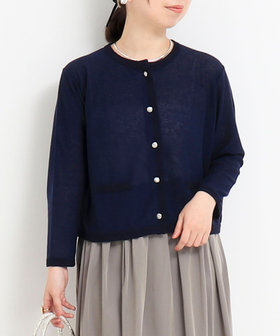 カーディガン シアーガーターベーシックカーディガン レディース NOLLEY'S｜シアーガーターベーシックカーディガン | Rakuten