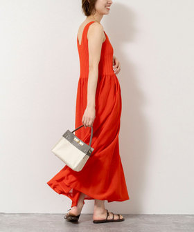 【WALANCE/ワランス】paper rib knit dress