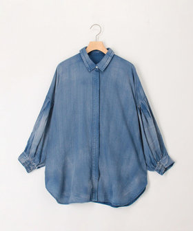 シアーデニムドルマンシャツ