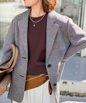 ウォッシャブルカラミオーバージャケット